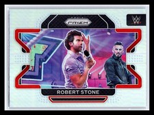 2022 Panini Prizm WWE #96 Robert Stone Silver Prizm Parallel NXT 2.0