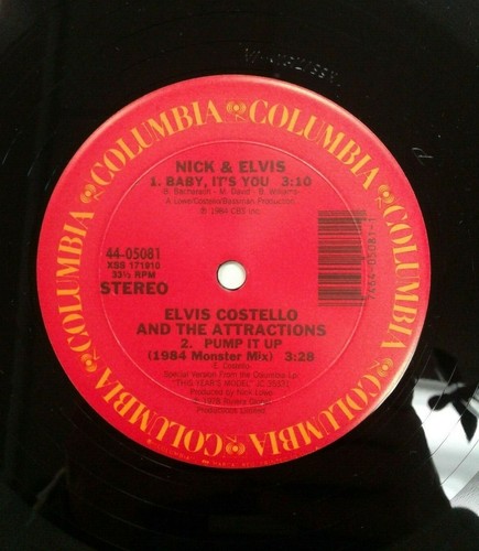 The Only Flame In Town- Elvis Costello & The Attractions 1984 Vinyl Maxi Single - Foto 4 di 4