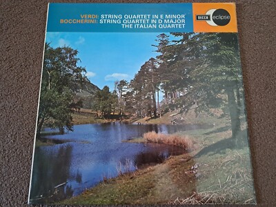 Verdi / Boccherini   String Quartet In E Minor / String Quartet In D Major - LP