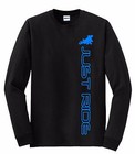 SUPERMOTO LONG SLEEVE T SHIRT JUST RIDE MOTORCYCLE SUPER MOTARD MOTO