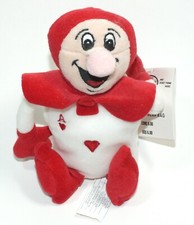 Disney Store Bean Bag Plush Alice In Wonderland Red Card Stuffed Animal 1990s