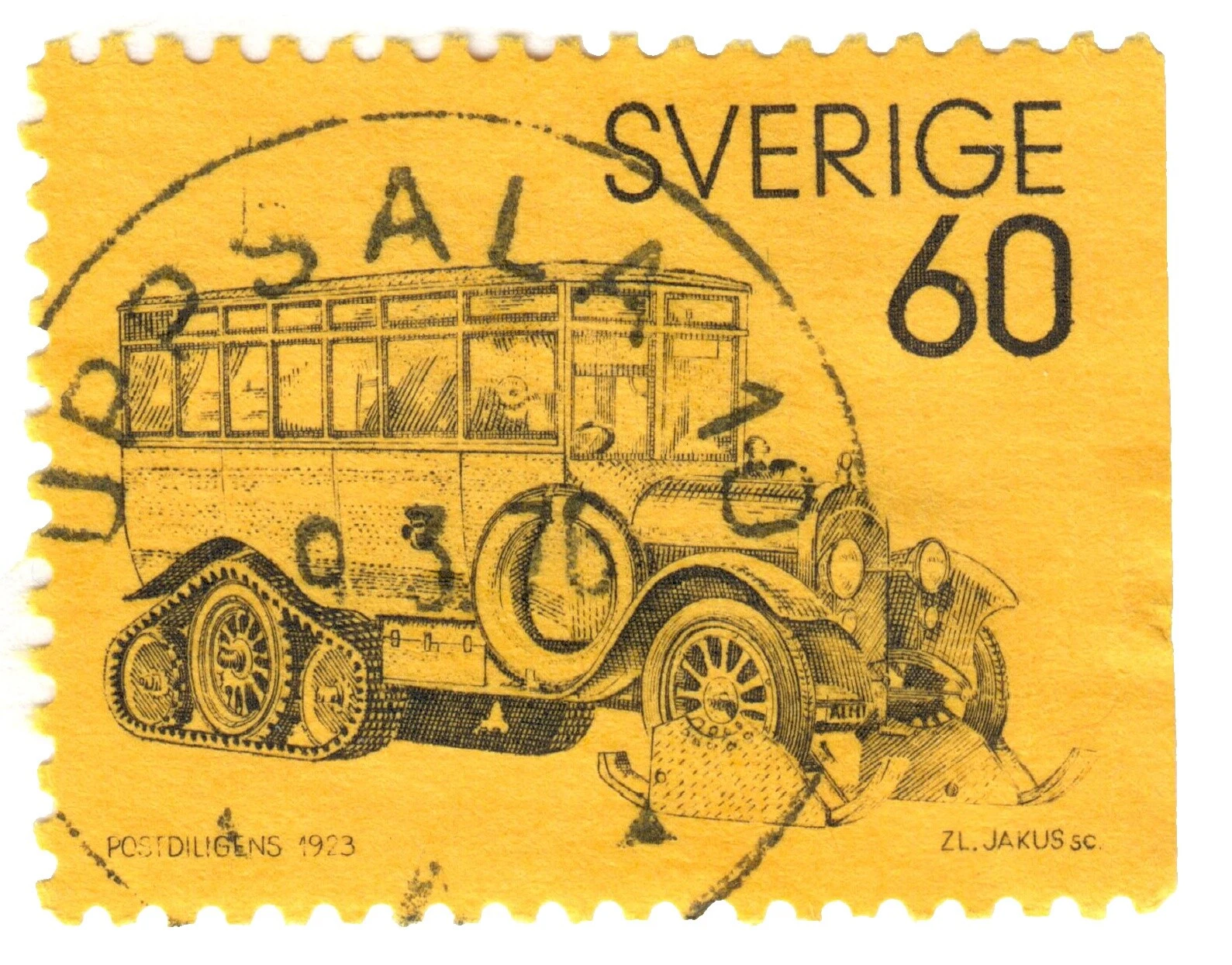 Estampillas de coches usados sueco