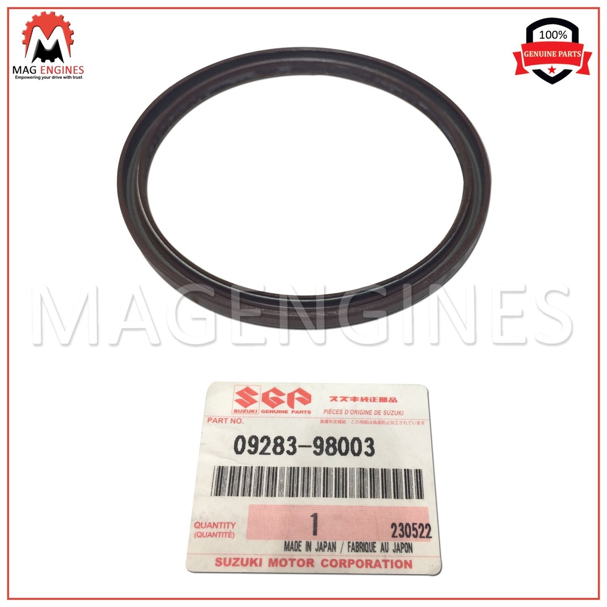 オジパン Differential Seal Suzuki Wagon R 40x62x8 mm Original
