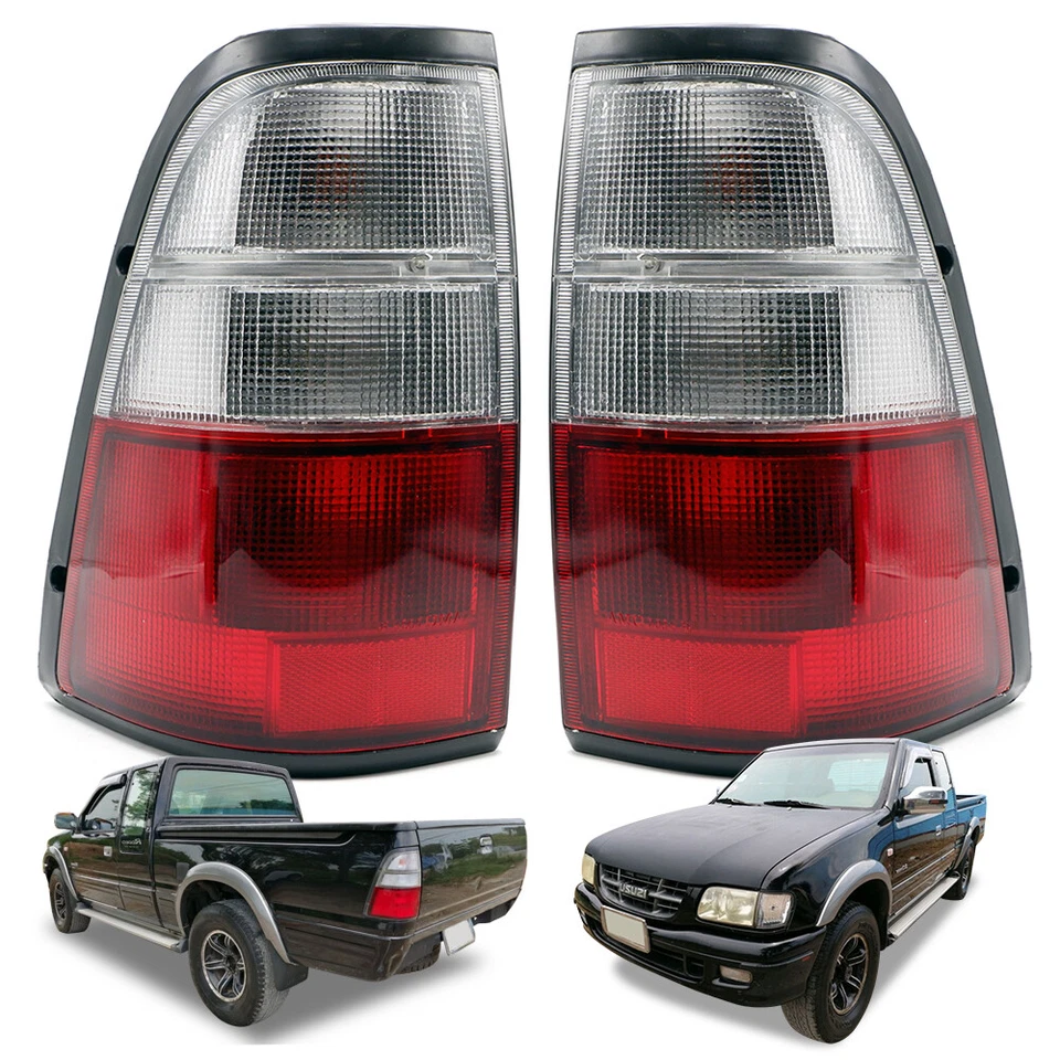 Rh+Lh Tail Lmap wih Bulbs Red For Isuzu TFR TF Dragon Eyes Rodeo 1997 - 2003 Foto 4 de 4