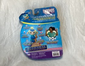 Fingerlings Interactive Toy Baby Monkey Leo 70+ Sounds & Reactions Blue/Green