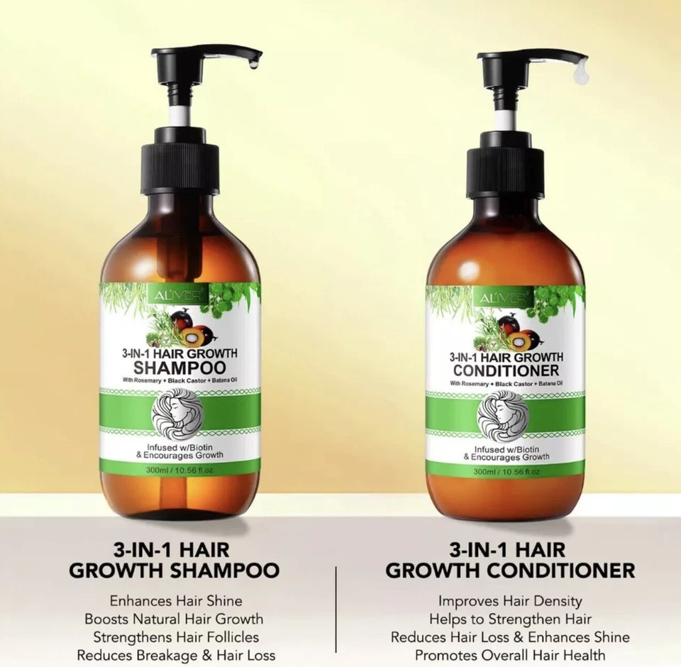 3in1 Hair Growth shampoo Conditioner + Oil + Mask With, Batana Oil, Rosemary oil - Image 3 of 4