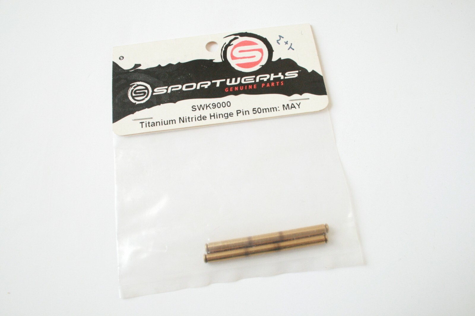 Sportwerks Mayhem Titanium Nitride Hinge Pins 50mm - SWK9000