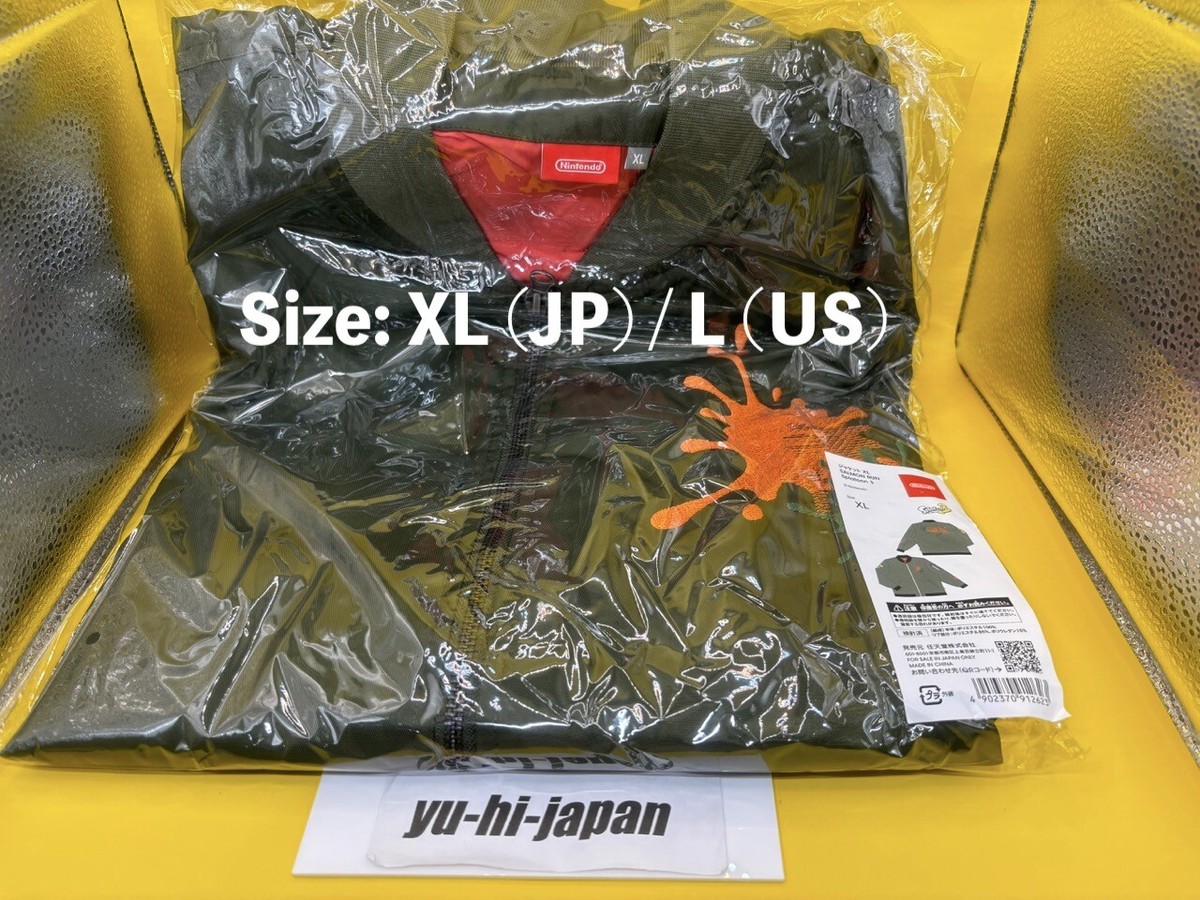 SALMON RUN Splatoon 3 Jacket Nintendo Tokyo Osaka Kyoto Limited JP