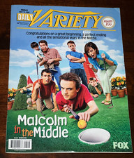 Daily Variety 2006 May 12 Malcolm In The Middle Bryan Cranston West Wing Lost
