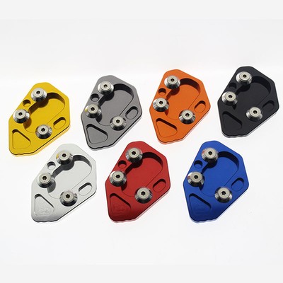 Fit BMW F800R 2009 2010-2014 CNC Kickstand Sidestand Enlarge Extension Plate Pad