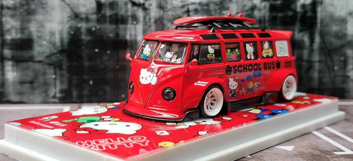 1:64 Diecast Volkswagen T1 Bus Van Kombi Livery Widebody