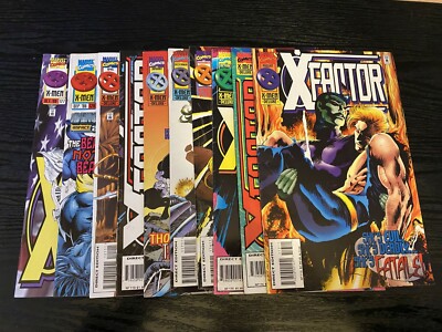 Marvel Comics-10x X-Factor Lot - Issues #113,114,115,116,117,118,119,121,126,127