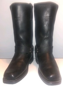 womens black harness boots