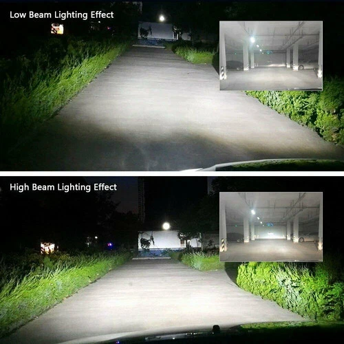 2PCS H15 LED Headlight Bulb Canbus Error Free High Beam DRL CSP 6000K/SET - Imagen 9 de 14