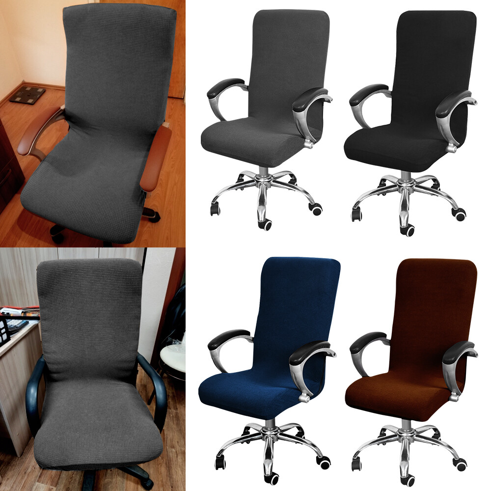 Waterproof Computer Office Chair Covers Swivel Seat Stretch Protector