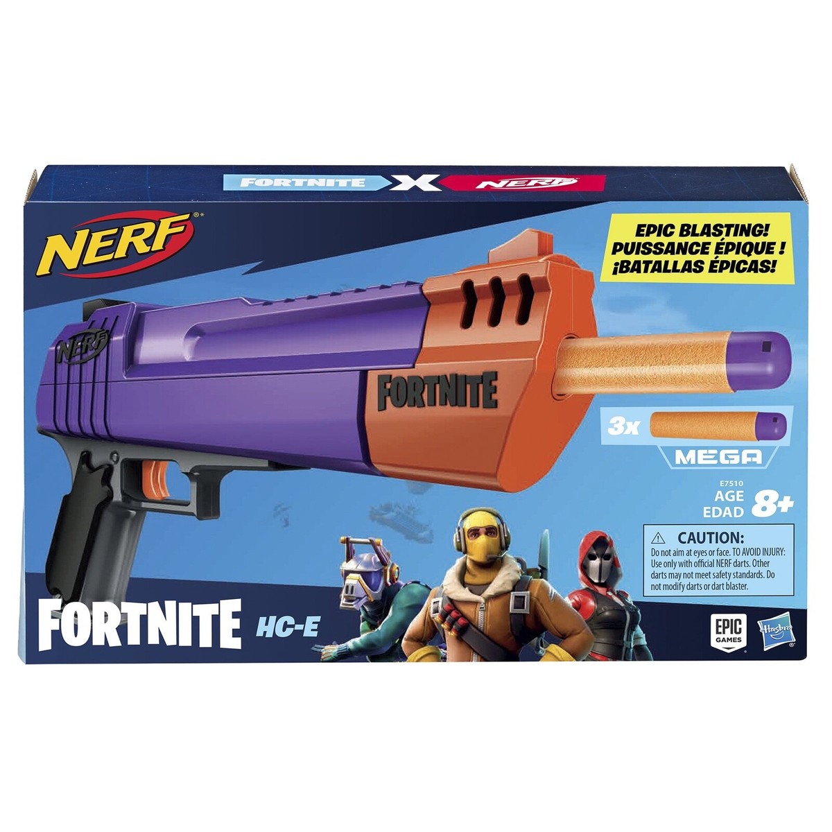 Nerf Fortnite HC-E Mega Dart Blaster 630509858286| eBay