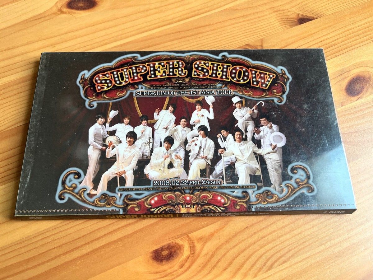 SuperJunior Super Show The 1st Asia Tour Concert Album 2 DVD