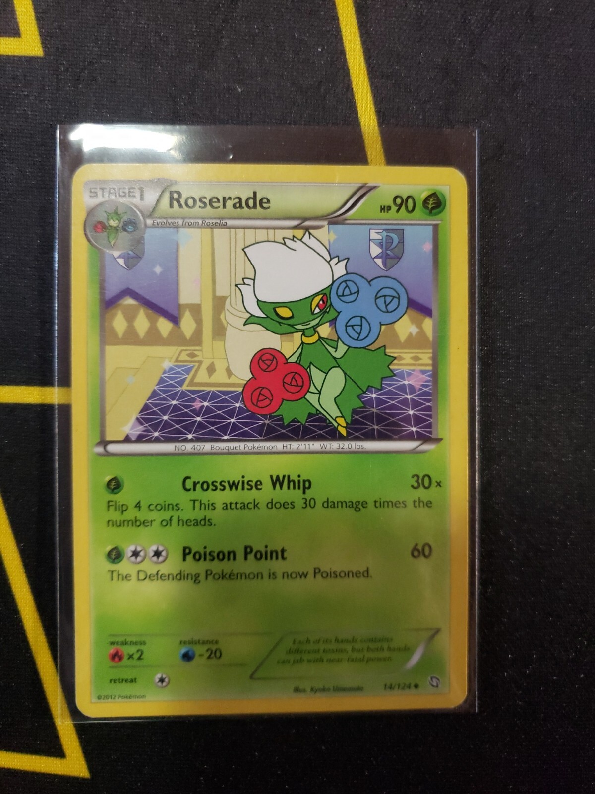 Roserade - 14/124 - Dragons Exalted - Pokemon TCG