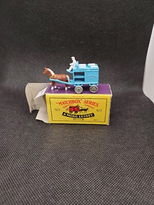 Vtg. Matchbox Series Moko Lesney No. 7 Horse Drawn Milk Carriage/Wagon ...