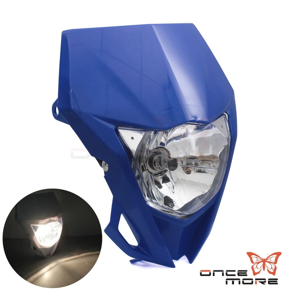Faro de bicicleta deportiva doble Supermoto para Yamaha WR450F WR125R WR250F WR250R YZ125 Foto 3 de 4