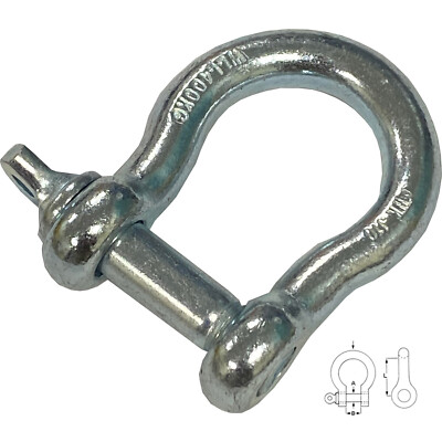 Proboat Round Body Galvanized Bow Shackle ED-902111