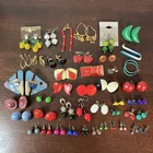 Mix Lot Vintage to Modern Jewelry Earrings Wearable Costume Variety Pierced Ears