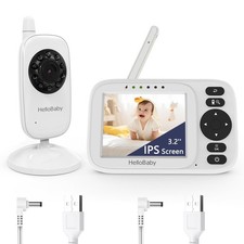 Baby Monitor Camera Audio 3,2 inch IPS Screen No WiFi Night Vision Travel