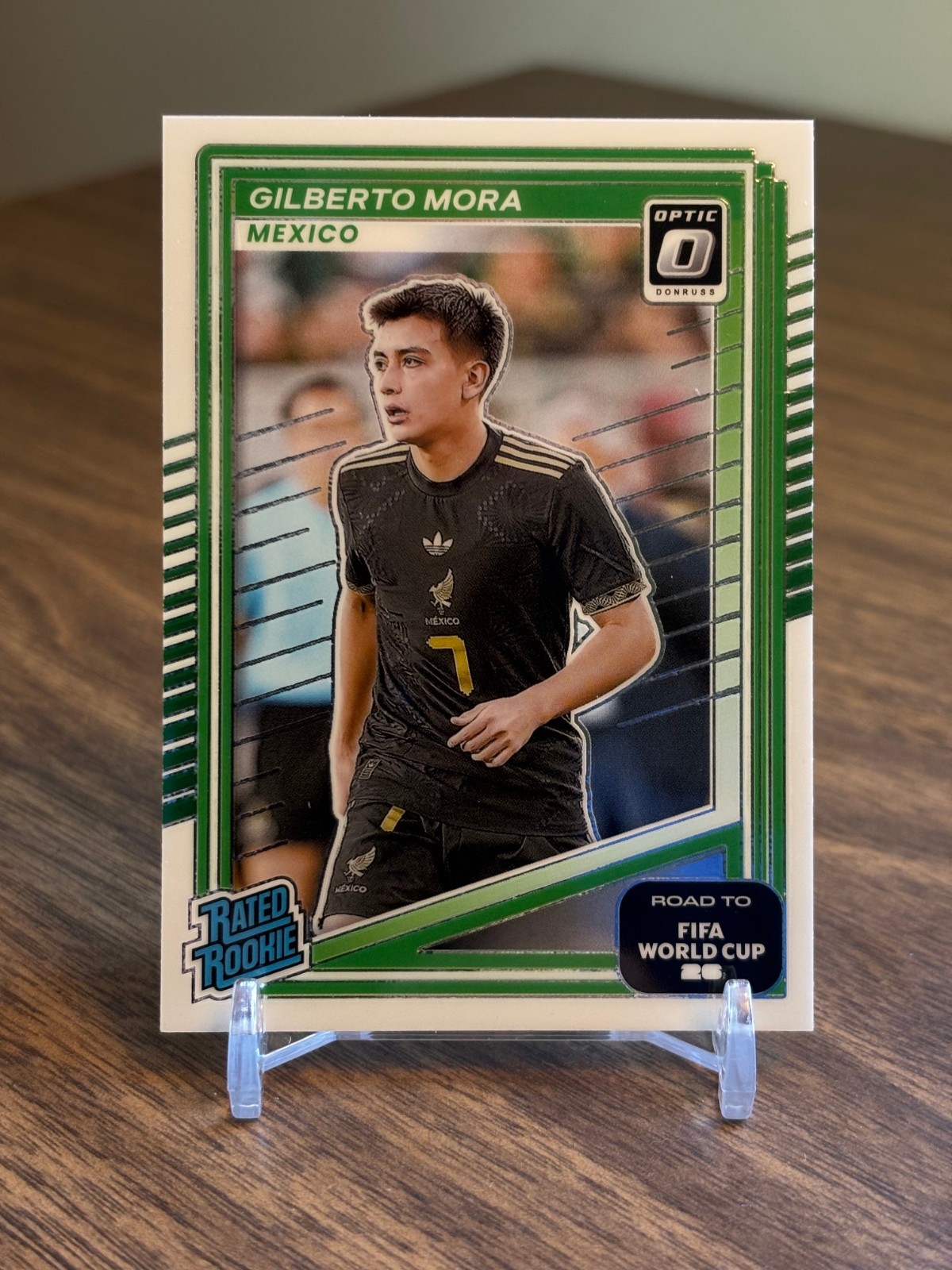 Gilberto Mora 2025-26 2026 Panini Donruss FIFA World Cup #214 Optic Rookie RC