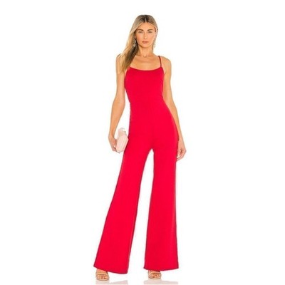 Lovers and Friends Lavinia Jumpsuit in Cherry Red XS
