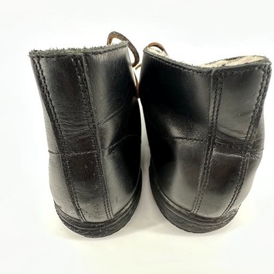 Frye Chukka Boots Mens 10.5 Black Leather Shearling Lined  display picture 3