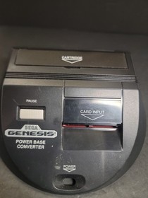 Sega Genesis Power Base Converter 1620 Master System Adapter OEM TESTED WORKING