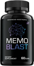 (1 Pack) Memo Blast Supplement Capsules – MemoBlast Natural Blend Memory Focus