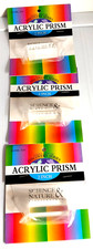 Lot of 3 Packs Science Nature Discovery Series Acrylic Prisms 2 Inch