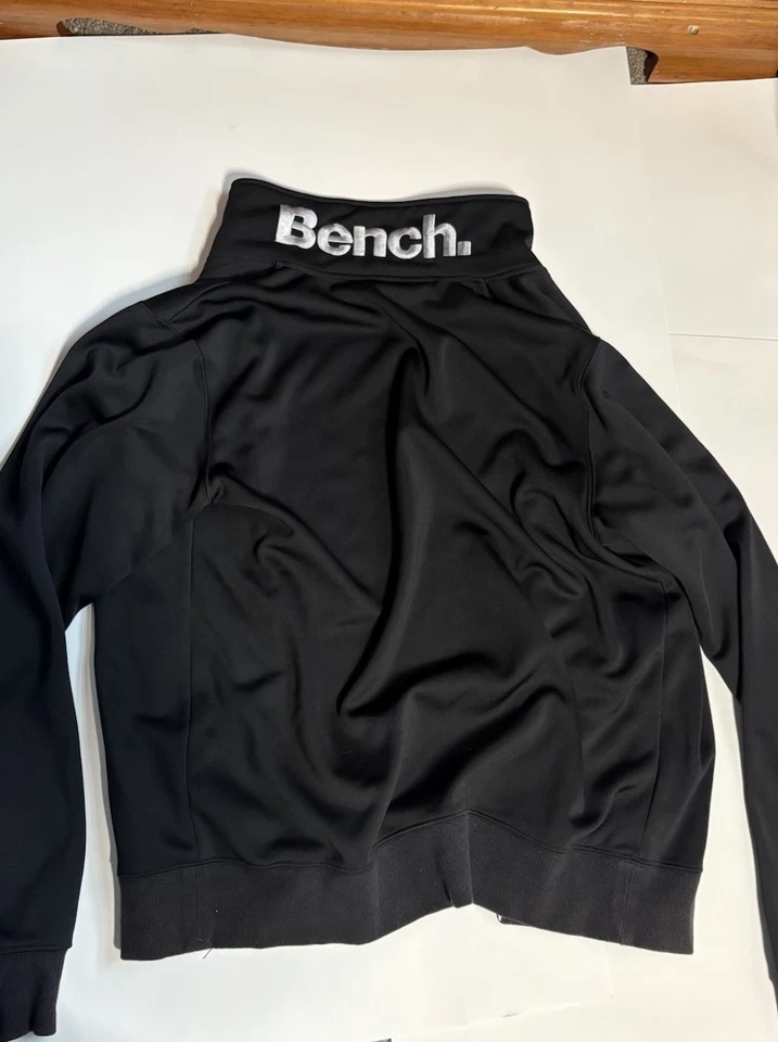 男式 BENCH 黑色夹克拉链前中号 — 第 2/4 张图片