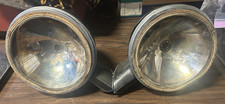 2 Vintage Chevy Tilt Ray Headlamp Guide Usa - No Glass Lens Or Bulbs - 8 Dia.