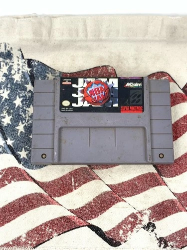 NBA JAM SNES Super Nintendo *Tested & Working* See Photos