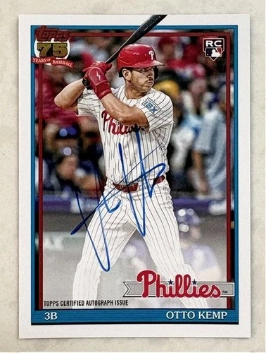 2026 Topps Series 1 Otto Kemp 1991 Topps Baseball Autographs (RAW)