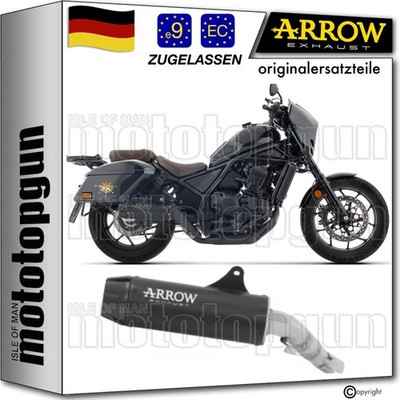 ARROW AUSPUFF ZUGELASSEN REBEL NICHROM SCHWARZ C HONDA CMX 1100 REBEL T 2026 26