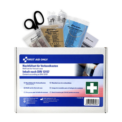 First Aid Only Nachfüllset DIN 13157 für Verbandskasten und Erste Hilfe Koffer