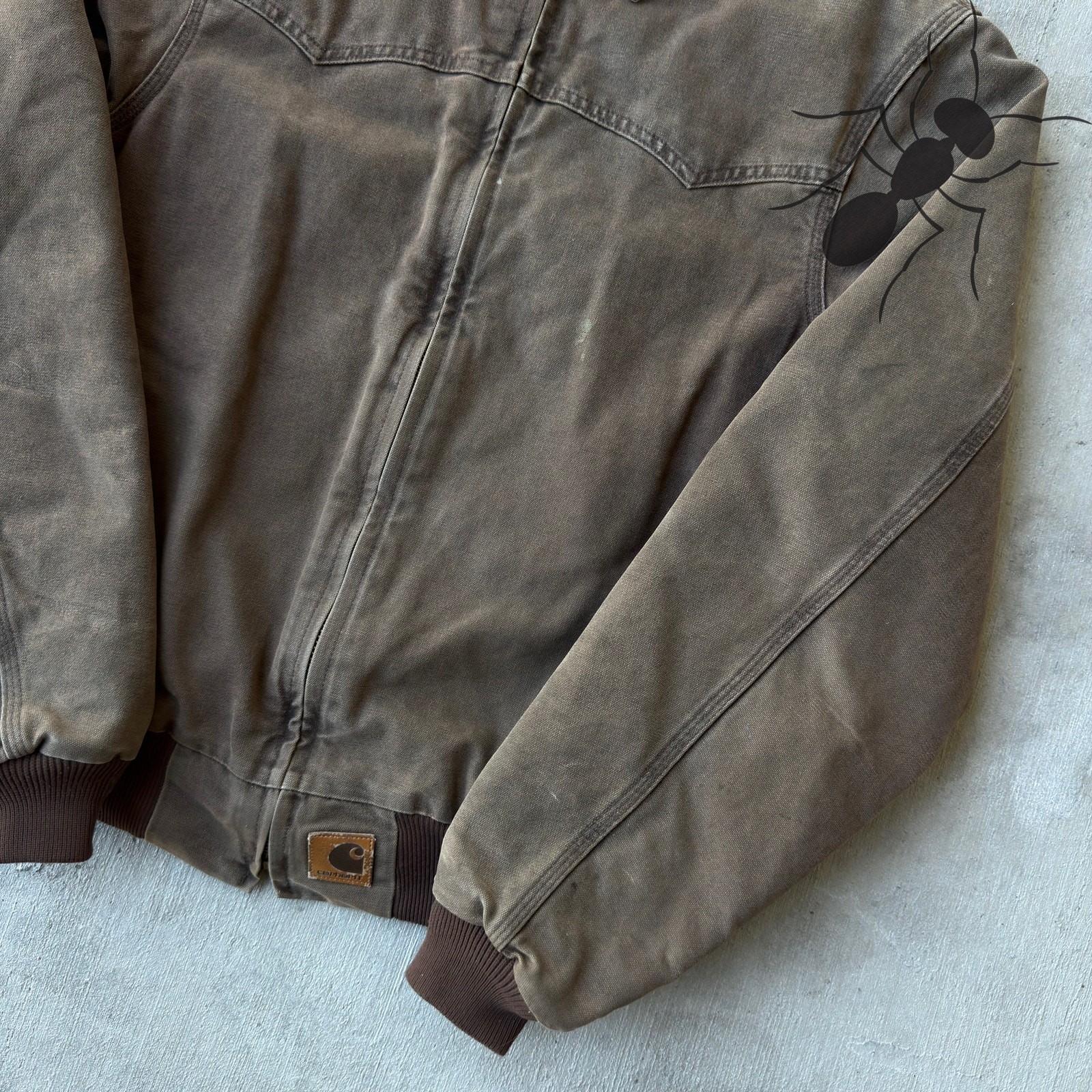 Carhartt brown Santa Fe work wear jacket thumbnail 4