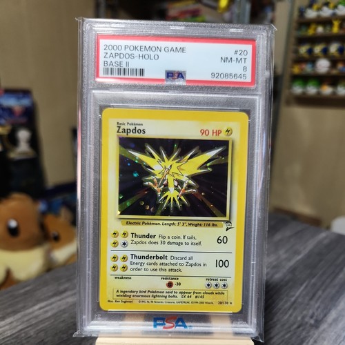 Zapdos graded PSA 8 for sale on eBay