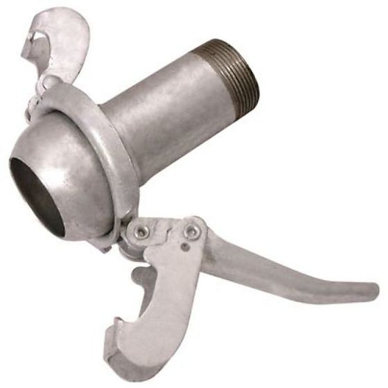 Male to Male BSP c/w Lever, Size: 4"", Thread: 4""
