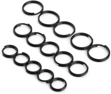 Titanium Key Rings Split Rings, Small Keyrings, Jump Rings for Necklaces, Keys,