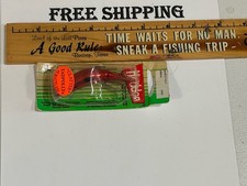 Heddon Clatter Tadpolly SCARLET POLY COLOR X990052 RARE TACKLE BOX FIND LURE!!
