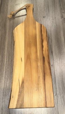 Toscana Wooden Serving Board Paddle Cutting Board Charcuterie Approx 20 Inch