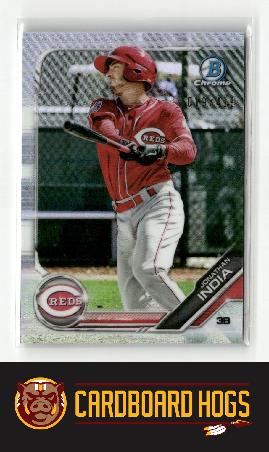 2019 Bowman #BCP-102 Jonathan India Cincinnati Reds Refractor