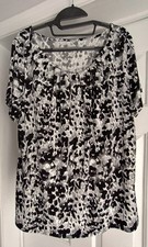 Worthington Woman 0X Blouse S/S Pleated Neckl...