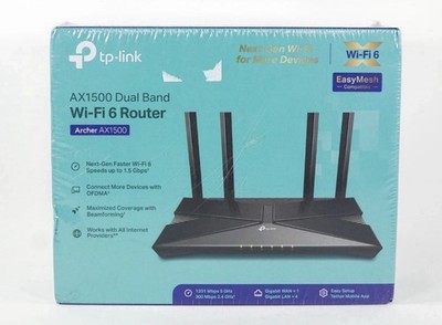 TP-LINK Archer AX 1500 Wi-Fi 6 Dual-Band Wireless Network Router BRAND NEW