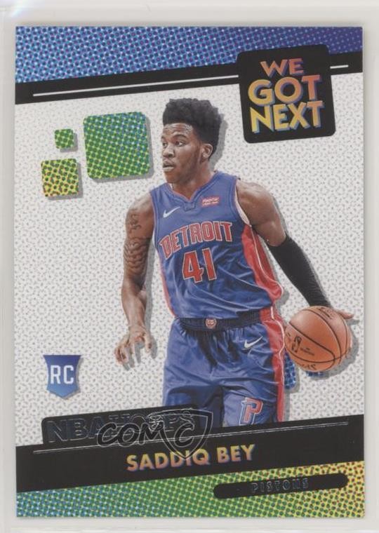 2020-21 Panini NBA Hoops We Got Next Saddiq Bey #19 Rookie RC 0c6