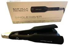 Sam Villa Pro Results Single-Waver – Adjustable Heat, Swivel Cord, Auto Shut Off